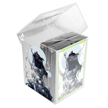 Ultra PRO - Edge of Eternities Tezzeret, Cruel Captain 100ct Deck Protector Sleeves in Clear Box for Magic: The Gathering