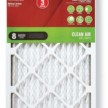 Ace 14 in. W X 25 in. H X 1 in. D Synthetic 8 MERV Pleated Air Filter 1 pk