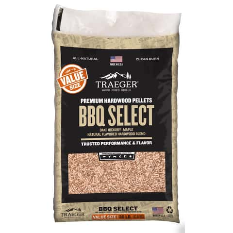 Load image into Gallery viewer, Traeger BBQ Select All Natural Oak/Hickory/Maple Hardwood Pellets 30 lb
