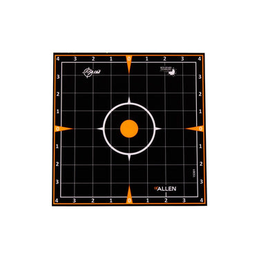 EZ Aim Adhesive Splash Reactive Paper Shooting Targets, Sight-In Grid, 8"W x 8"H