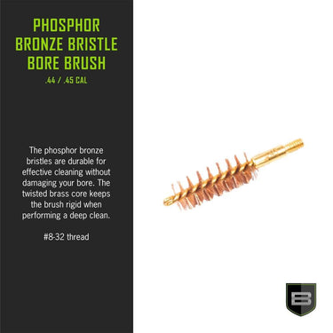 Breakthrough Clean Technologies Phosphorus Bronze Bristle Bore Brush, .44 & .45 Caliber