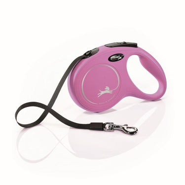 Flexi Classic Nylon Cord Dog Leash (Pink) 16', 33#