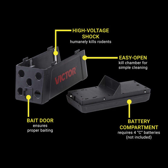 Victor Medium Electronic Animal Trap For Rats 1 pk