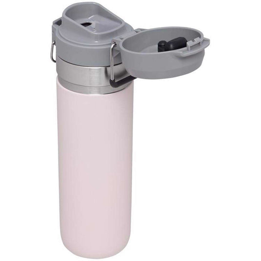 Stanley The Quick Flip 24 Oz BPA Free Double Wall Vacuum Insulation Insulated Bottle - Rose Quartz