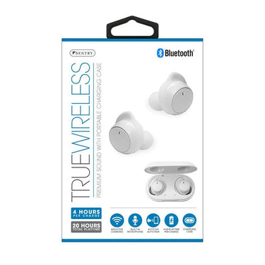 Sentry TrueWireless Earbuds With Portable Charging Case