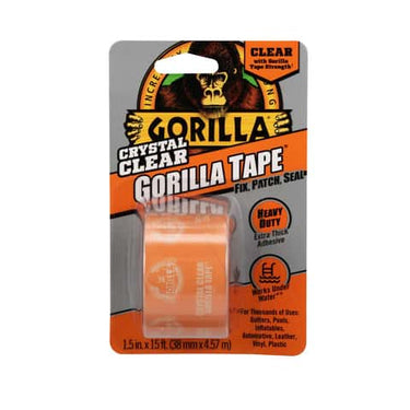 Gorilla 1.88 in. W X 15 ft. L Clear Repair Tape