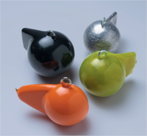 Bullet Weights 8lb Ball with Fin (Black)