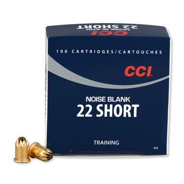 CCI .22 Short Noise Blank 100 Rounds Crimped Brass Case