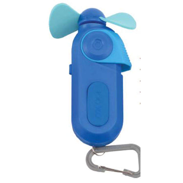 O2COOL Carabiner Sport Misting Fan - Pocket Sized, Portable On-The-Go Battery Powered Cooling, Sports Carabiner Fan (1 Fan)
