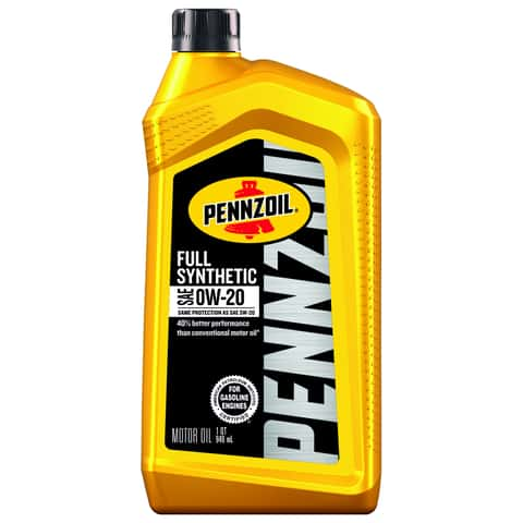 Pennzoil 0W-20 Gasoline Synthetic Motor Oil 1 Qt