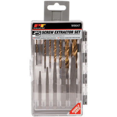 Performance Tool 25 pc. Damaged Screw Extractor