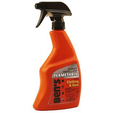 Ben's Permethrin Clothing and Gear Insect Repellent Spray 24 Oz