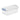 Sterilite 6 qt Clear/White Latch Storage Box 4-7/8 in. H X 14-1/8 in. W X 7-5/8 in. D Stackable