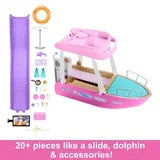 Barbie Dream Boat Playset With Pool, Slide And 20+ Accessories