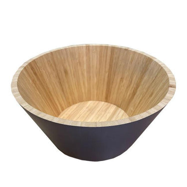 Island Bamboo Pakkawood Salad Bowl (Blue)