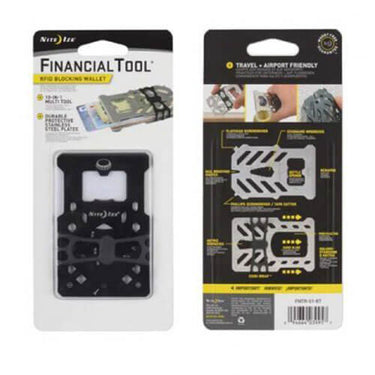 Nite Ize Financial Tool RFID Blocking Wallet (Black)