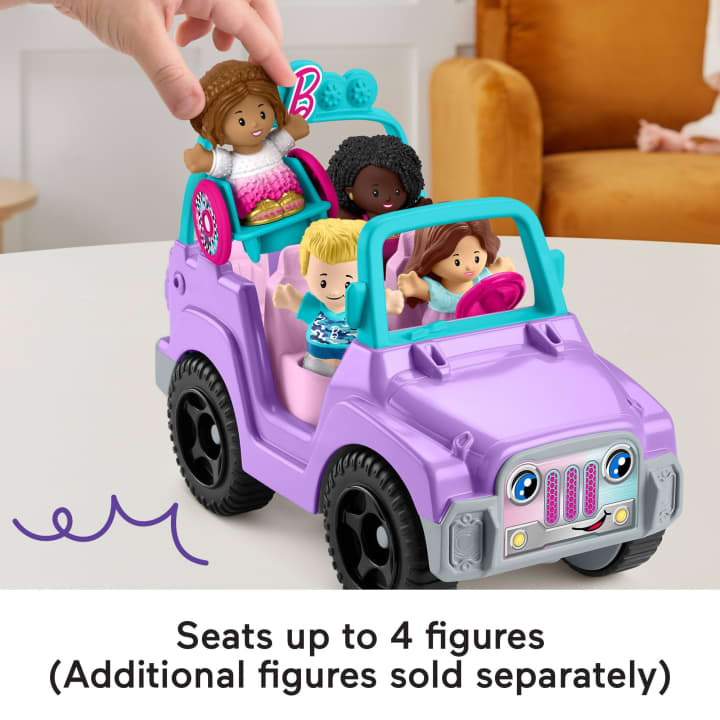 Load image into Gallery viewer, Little People Barbie Beach Cruiser Toy Car With Music
