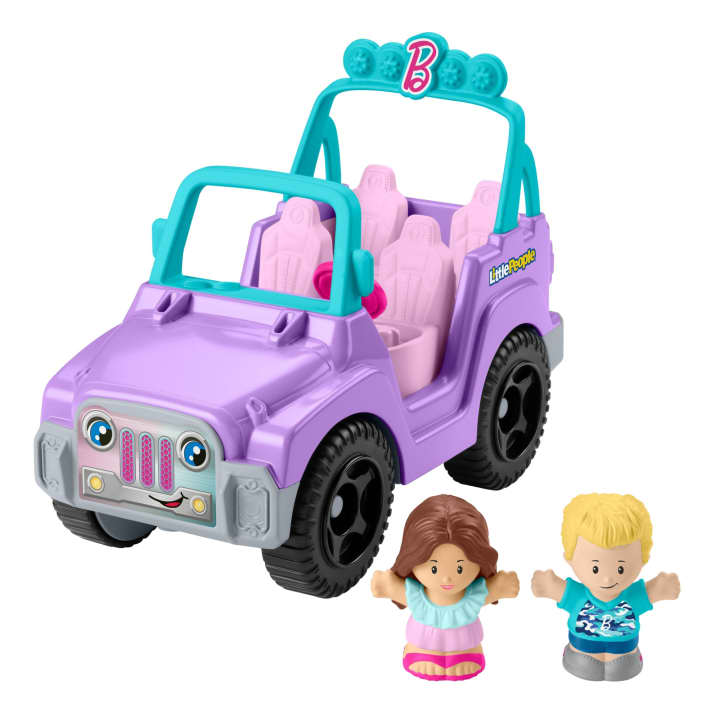 Load image into Gallery viewer, Little People Barbie Beach Cruiser Toy Car With Music
