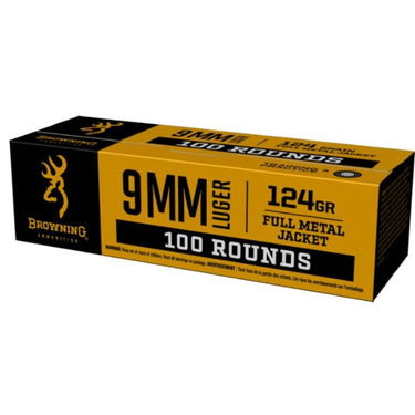 Browning Target & Practice 9mm 124Gr FMJ 100Rds