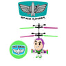 Buzz Lightyear motion sensing character helicopter with green and pink rotors