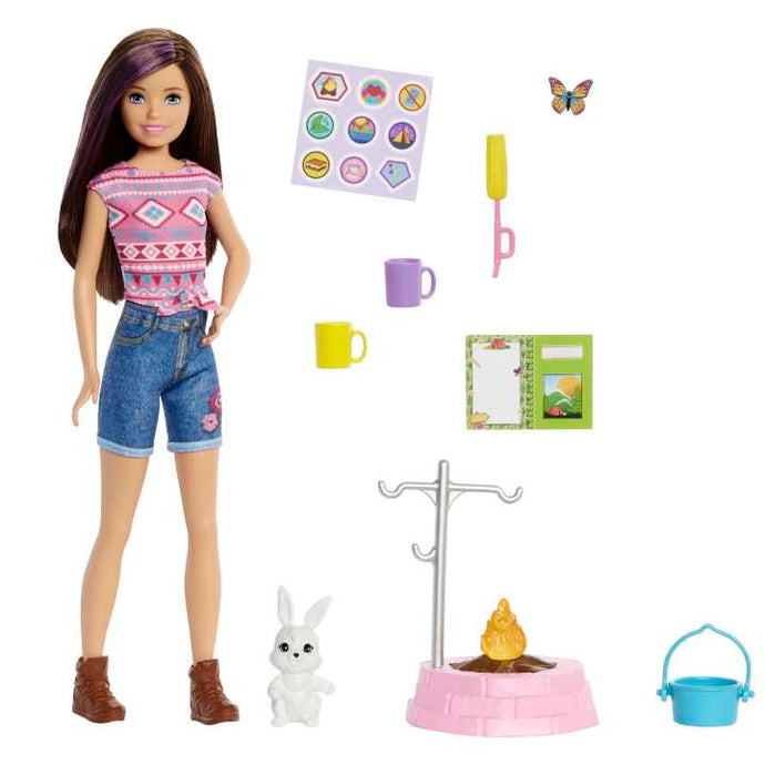 Barbie It Takes Two Skipper Camping Doll With Pet Bunny