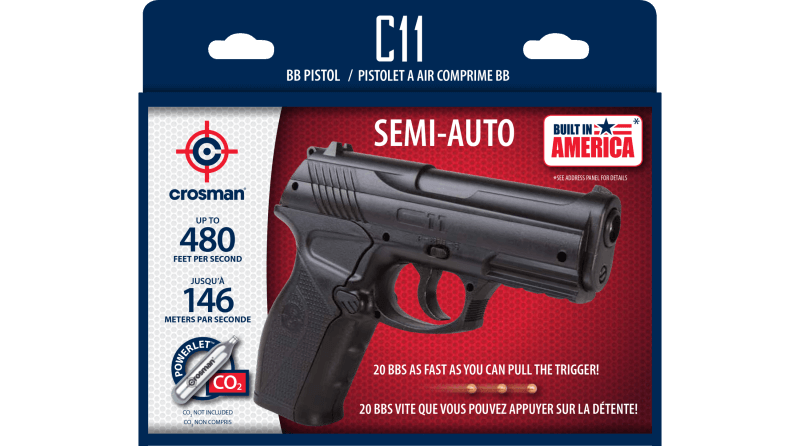 Load image into Gallery viewer, CROSMAN® C11 SEMI-AUTO CO2 AIR PISTOL (BB
