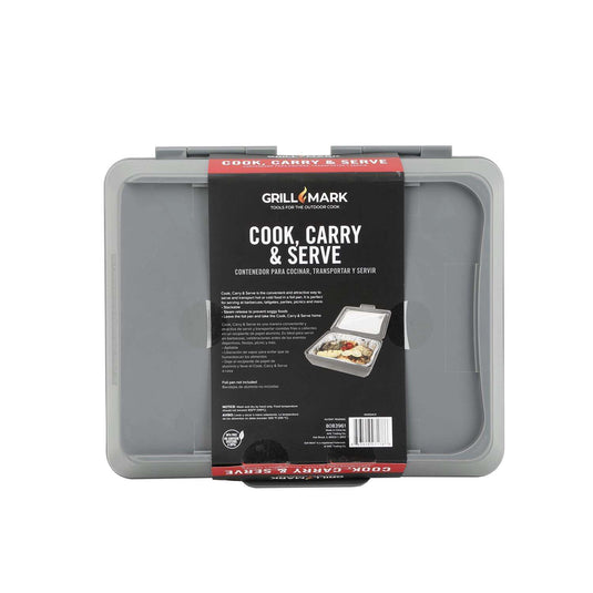 Grill Mark Gray Food To Go Container