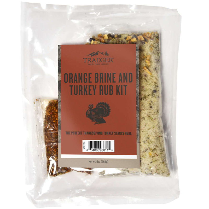 Load image into Gallery viewer, Traeger Turkey Blend Hardwood Pellets w/ Brine Kit All Natural Maple/Hickory 18 lb
