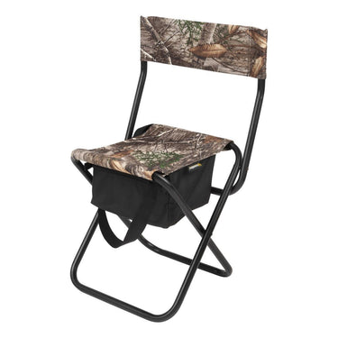 Vanish Foldable Seat with Backrest (Realtree Edge Camo)