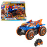 Hot Wheels Monster Trucks Tiger Shark Climber RC truck with remote control and its box