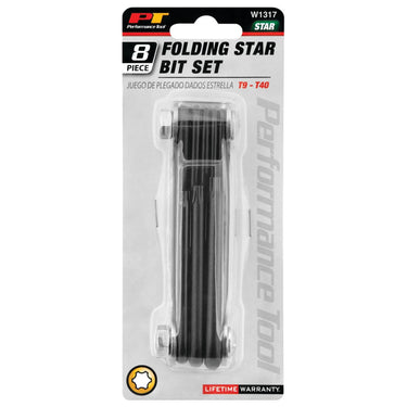 Performance Tool 8 pc. Folding Star Key Set