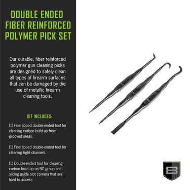 Breakthrough Clean Technologies Fiber Reinforced Polymer Picks - 3 Pack