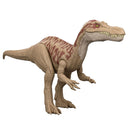 Jurassic World large 12-inch dinosaur figure in tan with red-brown stripes, standing pose