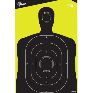 Allen EZ Aim Reactive Shooting Targets 12x18 Silhouette 5 Pack
