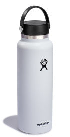 Load image into Gallery viewer, HYDRO FLASK 40OZ WIDE M 2.0 FLEX CAP WHITE
