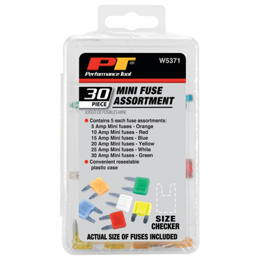 Performance Tool 30 pc. Mini Fuse Assortment