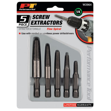 Performance Tool 5 pc. Spiral Power Extractor
