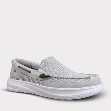 Mykos Calvin Men's Slip-On Shoe (Grey) Size 9