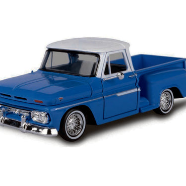 1966 GMC C1000 Fenderside Lowrider, Blue/White 1:24
