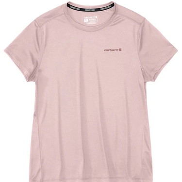 Carhartt Women's Force Sun Defender™ Relaxed Fit Short-Sleeve Shirt (Soft Rose) Size XXL