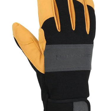 Carhartt Men's Waterproof Breathable High Dexterity Glove (Black/Yellow) Size L