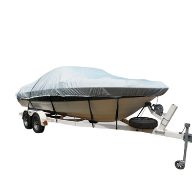Carver Flex-Fit™ PRO Polyester Size 5 Boat Cover f/V (Grey)