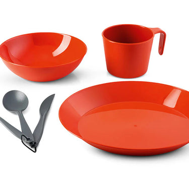 GSI Outdoors Cascadian 1 Person Table Set (Terracotta)