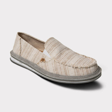 LâMO Skipper Slip-On Shoe (Beige Stripe) Size 10