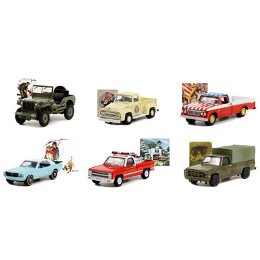 Diecast Green Light Norman Rockwell Series (1 Car per purchase)