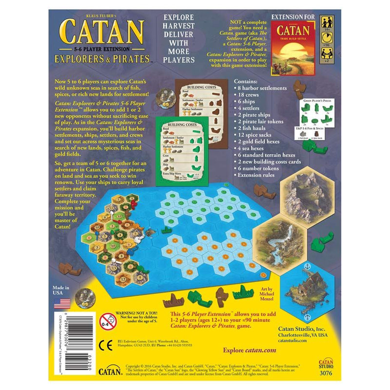 Load image into Gallery viewer, Catan Extension: Explorers &amp; Pirates 5-6 Player
