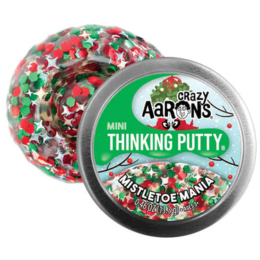 Crazy Aaron's Mini Thinking Putty - Mistletoe Mania