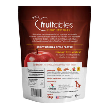 Fruitables Crispy Bacon & Apple Crunchy Baked Dog Treats
