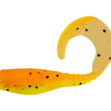 Big Bite Baits 2" Curly Tail Crappie Minnr 10-Pack (Candy Corn)