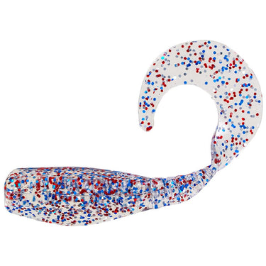 Big Bite Baits 2" Curly Tail Crappie Minnr 10-Pack (Firecracker)